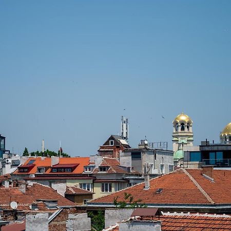 Sunny Studio With A View In Top Center Sofia Bagian luar foto